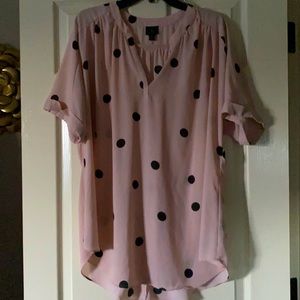 Polka dotted blouse